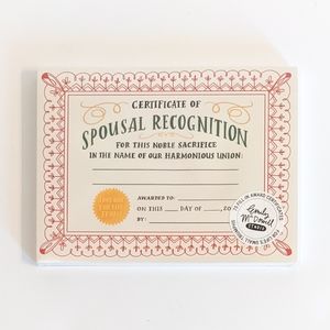 🆕 Spousal Recognition Certificates